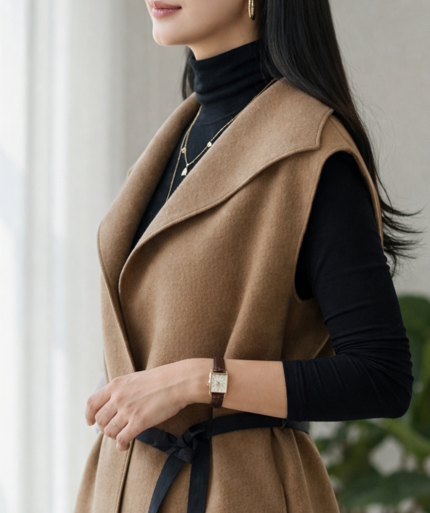 ウエスト・切り替え位置を見る